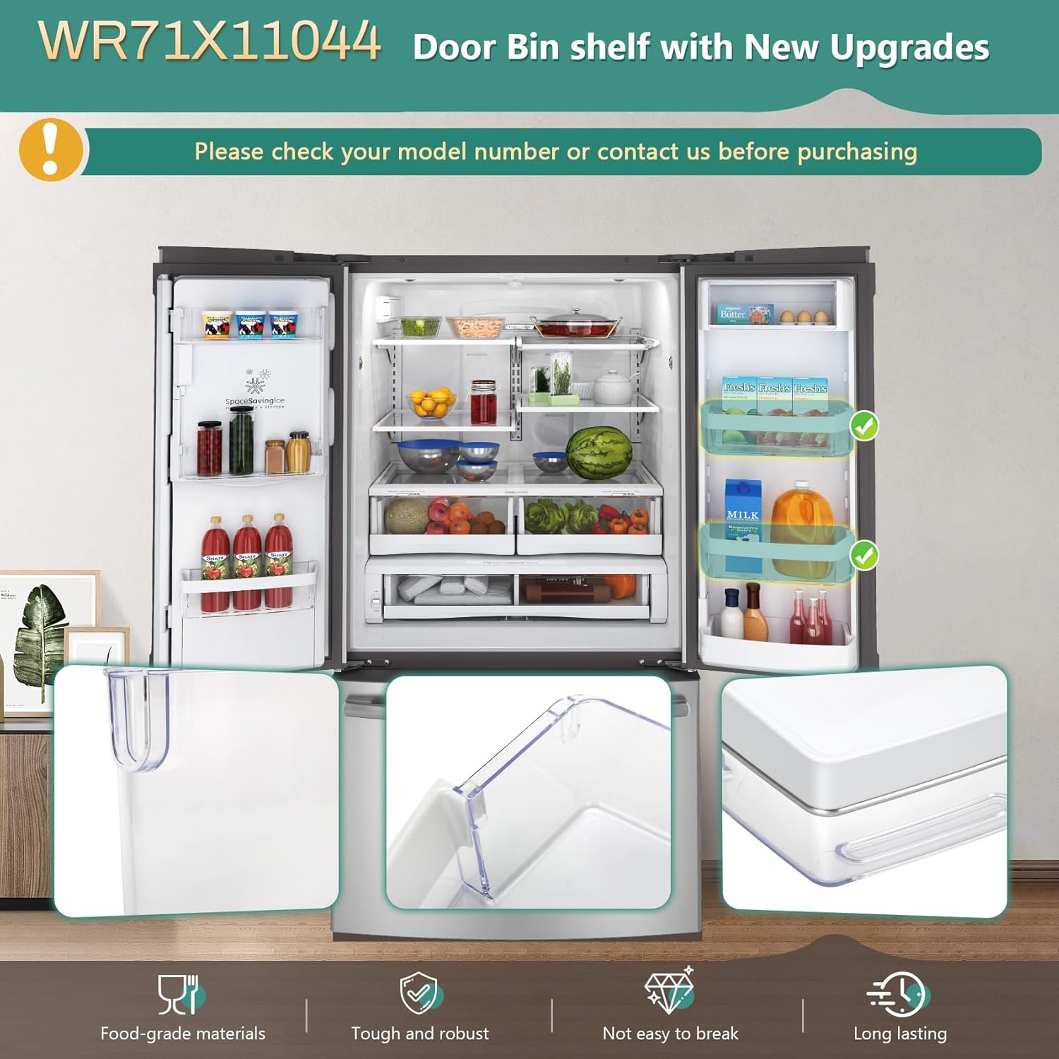 GE Refrigerator Door Shelf Bin Replacement