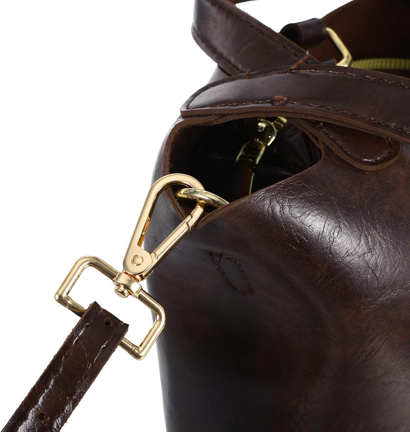 20PCS Stainless Steel 1 Inch D Ring Lobster Claw Clasp with Swivel Hook Keychain Clip,Key Chain Hooks for Handbag Hardware and Bag Making,Jewelry Findings, Keyrings,Purse Accessories (Gold) - Image 5