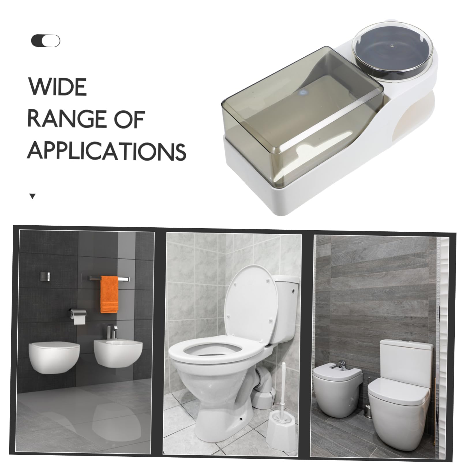 Alipis Porta Carta Igienica senza Foratura Colonnina Portarotolo da Bagno Porta Parete Organizzatore di Spazio Design Elegante per Casa e Ufficio