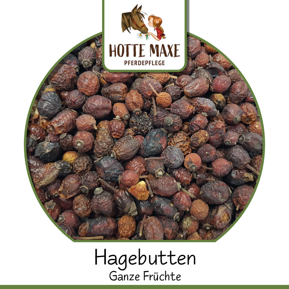 Hagebutten für Pferde - Leckerlies direkt aus der Natur, 5kg Karton