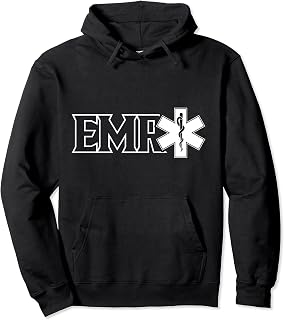Emr Ambulance Ems Emt Emergency Medical Responder Pullover Hoodie