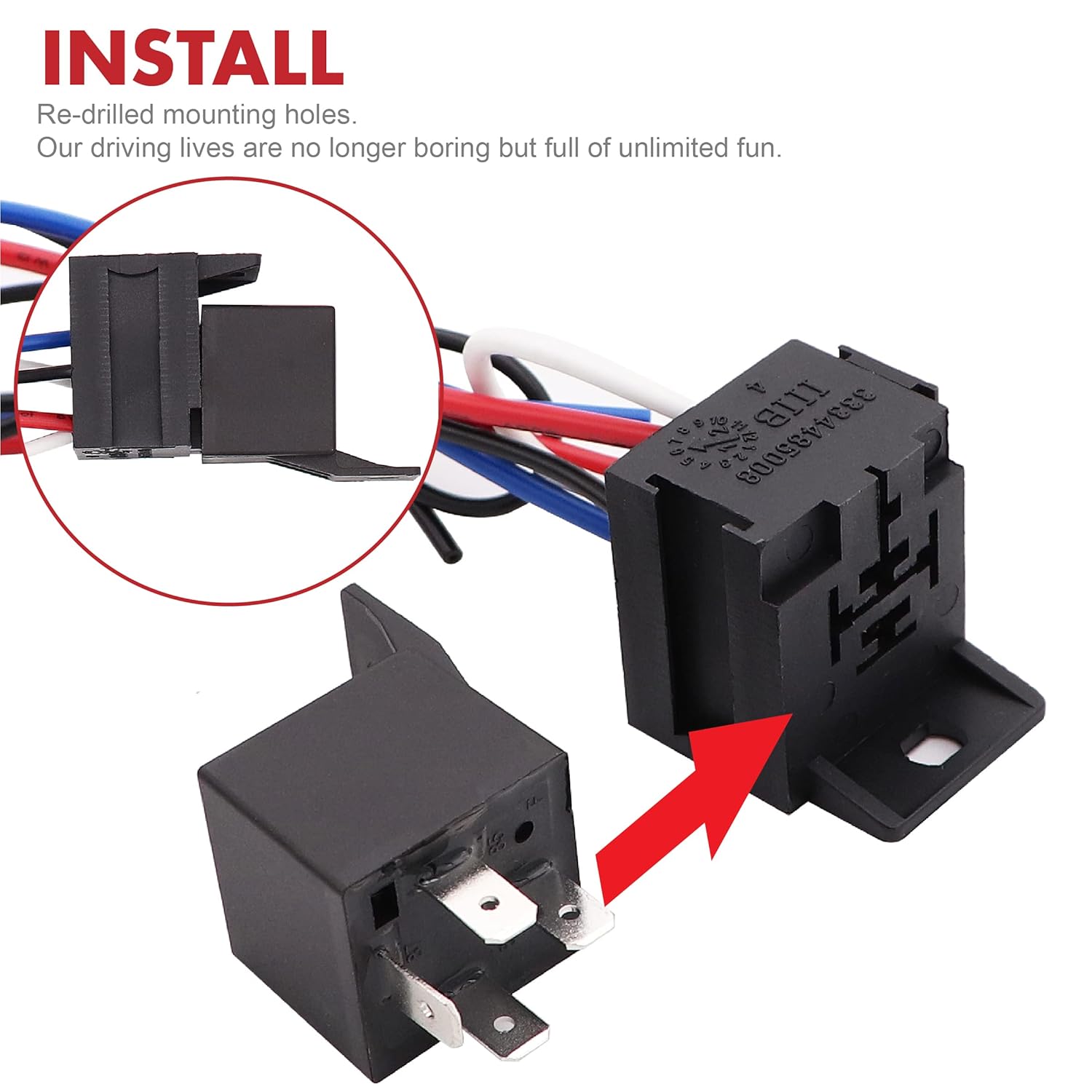 Ignition Switch Panel Kit, 12V Engine Start Push Button 5 in 1 Ignition Control Panel Carbon Fiber LED Ignition Toggle Switches for Race Car Sport Competitive