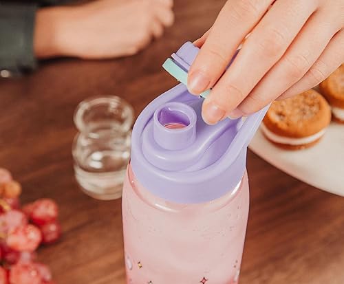 Miniatura 5 de Hello Kitty Rainbow Treat And Stars - Botella de agua con tapa, plástico