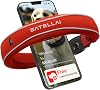 SATELLAI GPS Dog Collar, Red [Free 1-Year Membership] The Most Advanced Dog Wireless Fences with AI Analysis, Precise Position, 5-Day Battery, and IP68 Waterproof, Flexible Virtual Fencing for Dogs