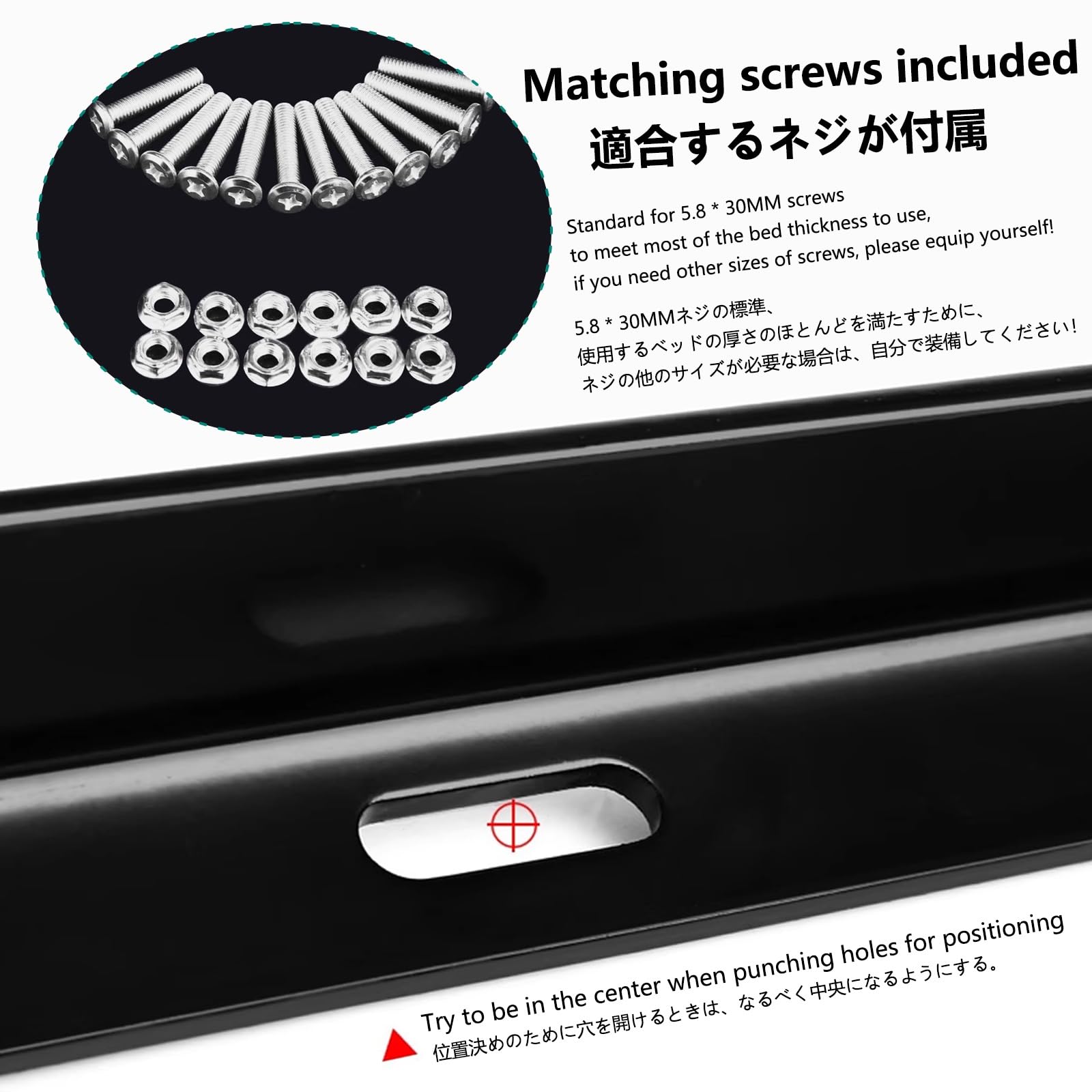 Juego de mecanismos elevables para Cama canapé, Juego de 2 bisagras para canapé con resortes, Pack de Sistema Completo de Elevación Hidráulicos Profesional para Canapés, Pintado Negro, Blanco, Negro(W