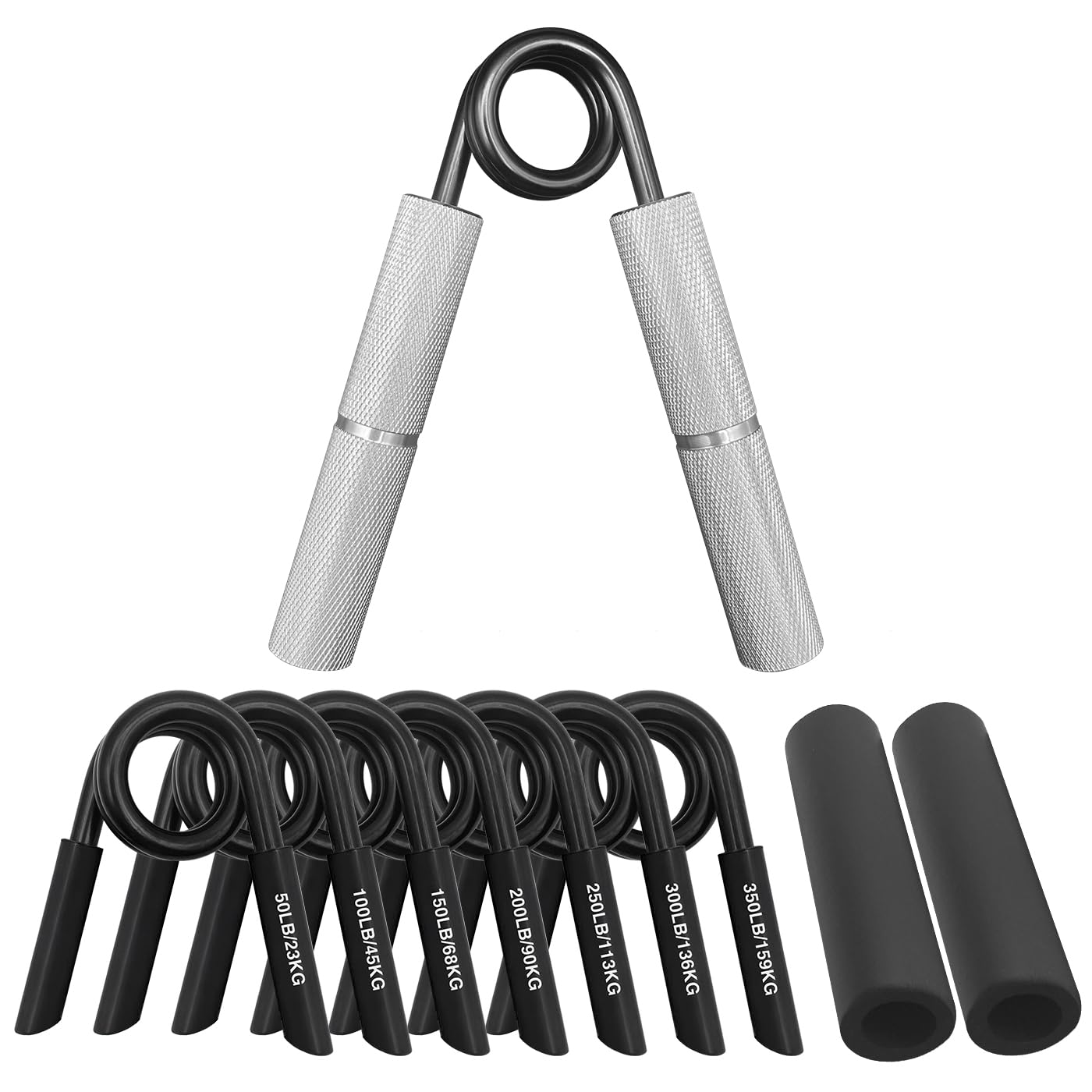 Amazon | GIFTON(ギフトン) ハンドグリップ【23~158KG=50~350LB】握力