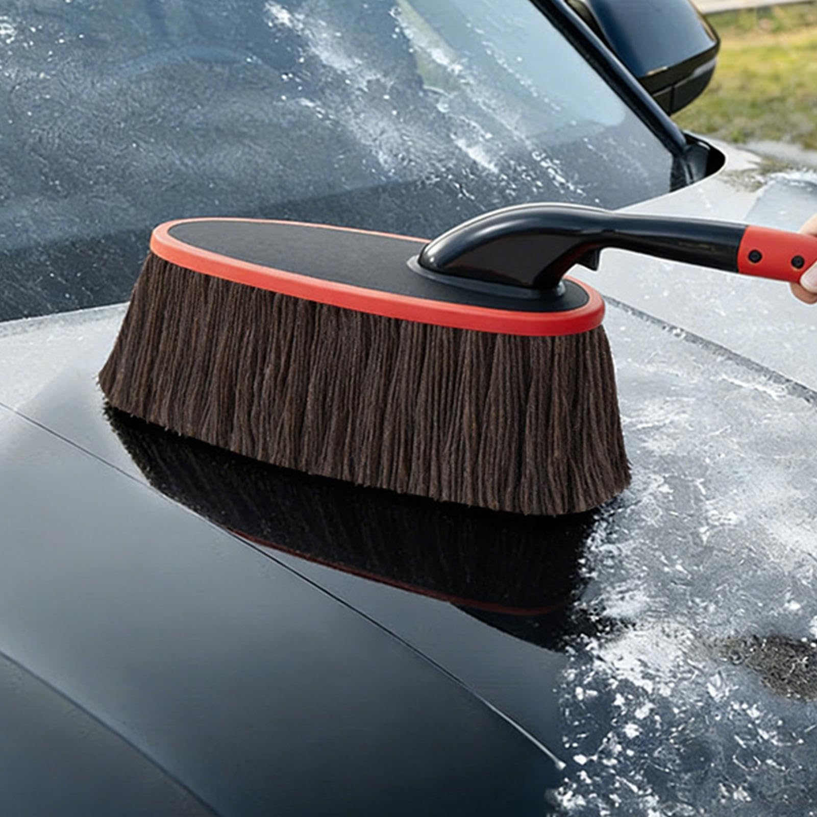 Générique Brosse Voiture Plumeau intérieur Anti-Rayures | Outil De Nettoyage Voiture Pour Voitures, Yachts, Quads, Camping-Cars, Sièges, Motos, Tableaux De Bord, Roues, Grilles Et