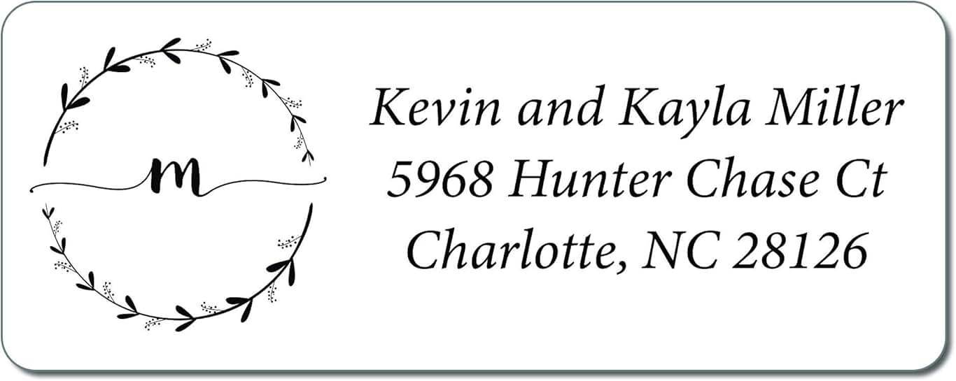 personalized return address labels