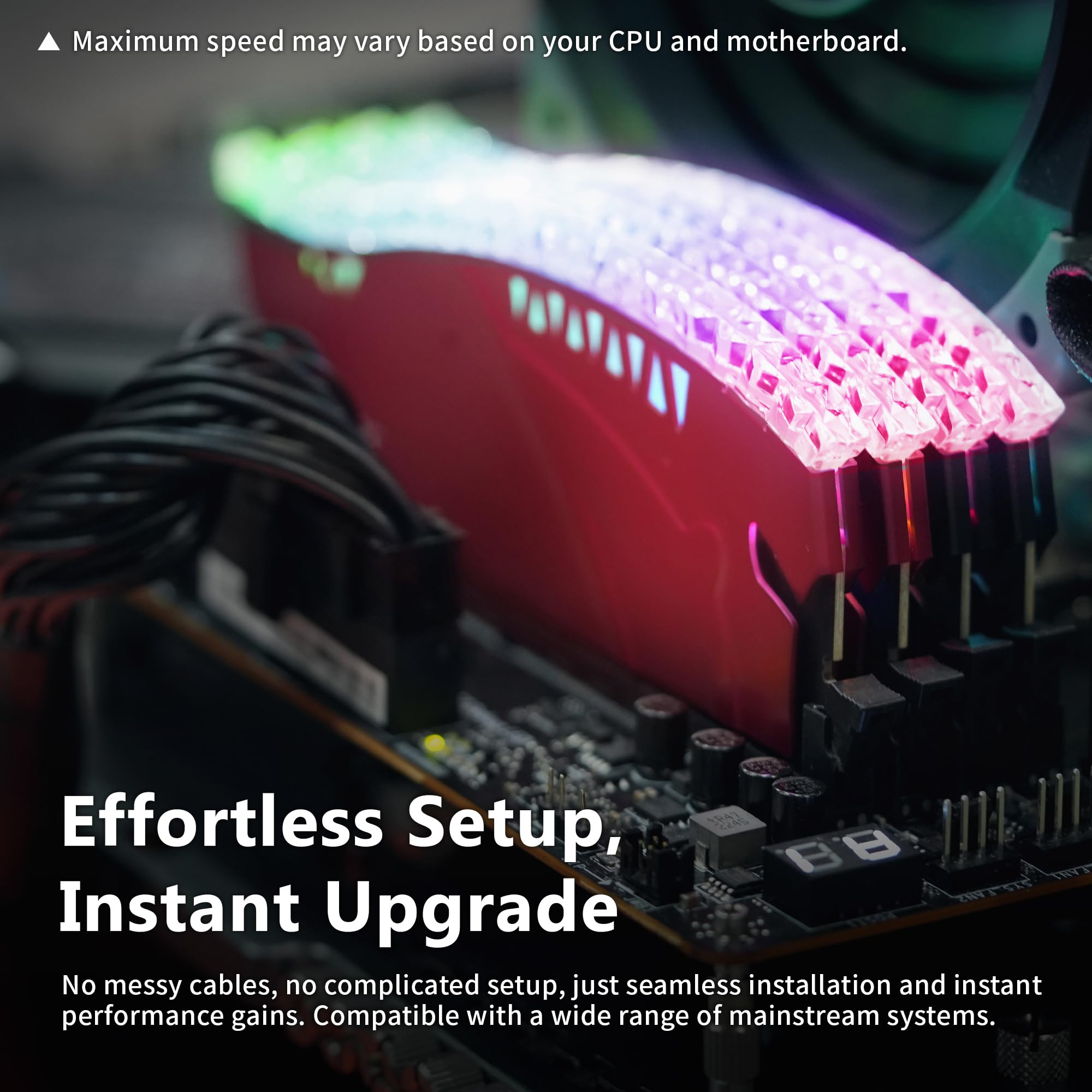 DDR4 RAM DATO ARES Armor Lite 16GB RGB Gaming Memory - 3200MHz