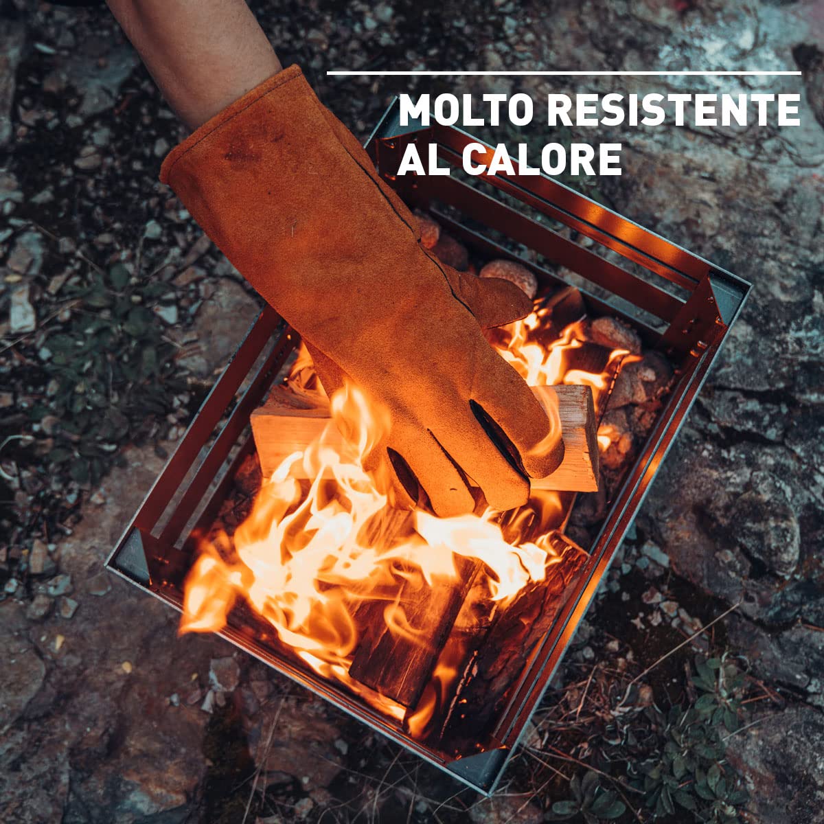 Guanti da barbecue guanti da forno resistenti calore fino a guanti cucina resistenti calore antiscivolo guanti cottura resistenti calore per barbecue | Leroy Merlin