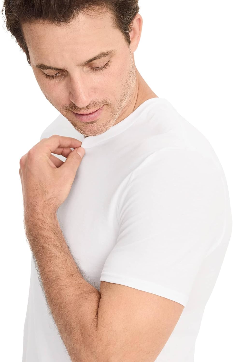 Jockey Men's Undershirt Cotton Stretch Crew Neck Undershirt - 6 Pack - Image 5