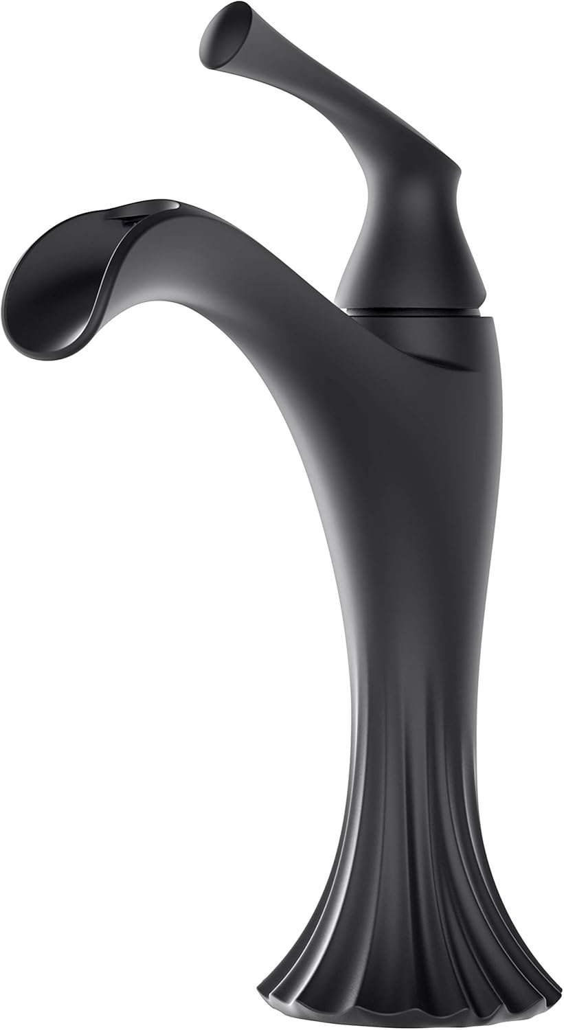 Pfister LG42-RH1B Rhen Single Control 4" Centerset Bathroom Faucet, Matte Black