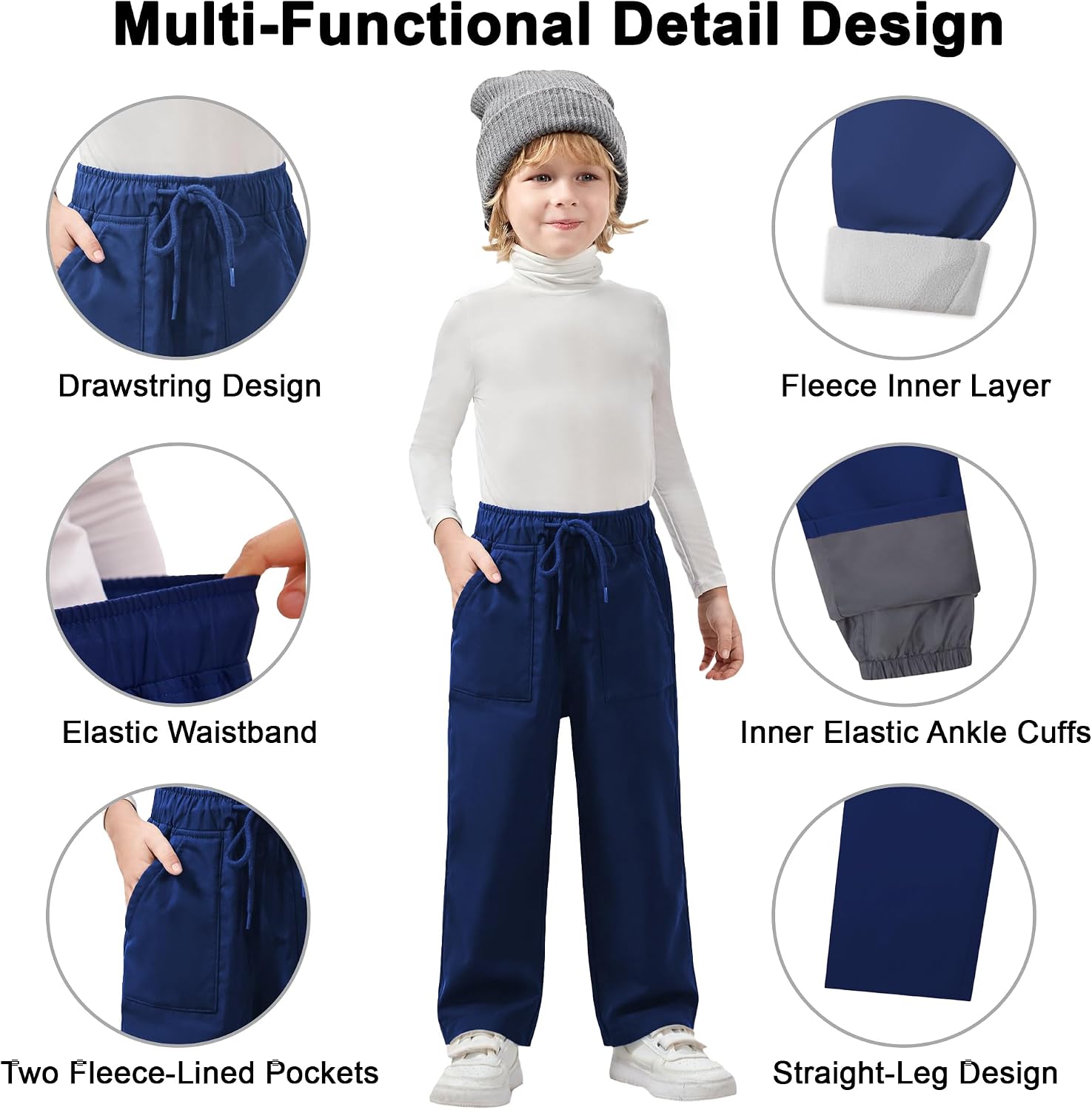 Dreammonkey 2T 3T 4T 5T Toddler snow pants kids Fleece ski pants Waterproof