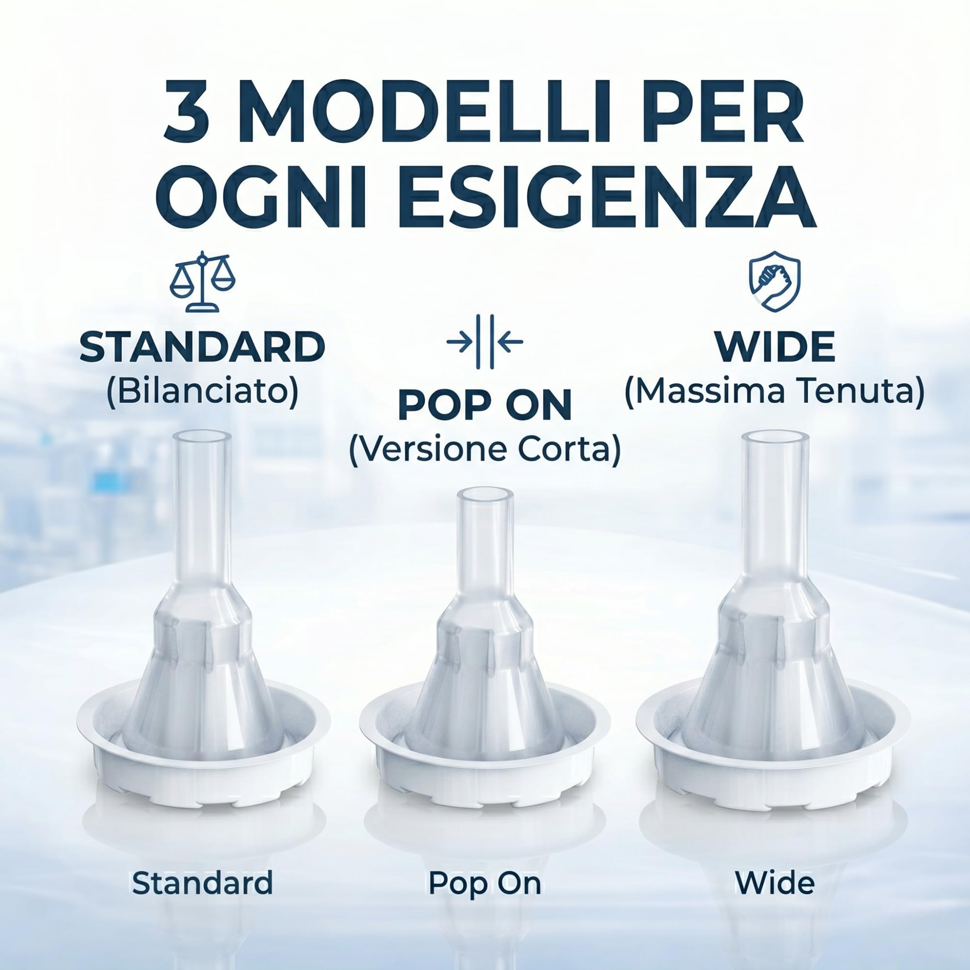 LAMONEA Set 30 Pezzi Catetere Esterno Uomo 100% Silicone, Made in Italy - Wide 25mm Autoadesivo, Guaina Pene - Incontinenza Maschile Latex Free (Wide, 25mm) - MECUL25