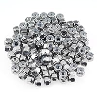 Vista 13 de Kit surtido de tuercas hexagonales de nailon de 8 tamaños, 225 piezas, acero inoxidable 304 (#4-40 a 1/2"-13)