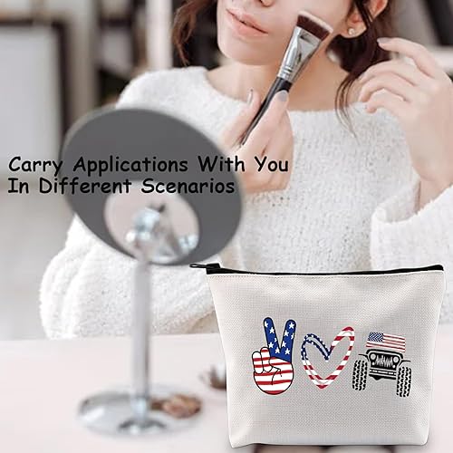 Miniatura 4 de TSOTMO Bolsa de cosméticos con cremallera para vehículos todoterreno 4x4, regalo para amantes de todo terreno, regalo para amantes de todo terreno,