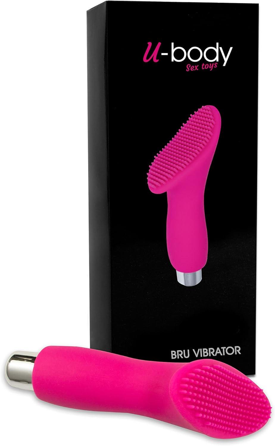 U-Body Bru Vibrator - Vibrador y Masajeador Femenino Intimo Silicona Suave Rosa