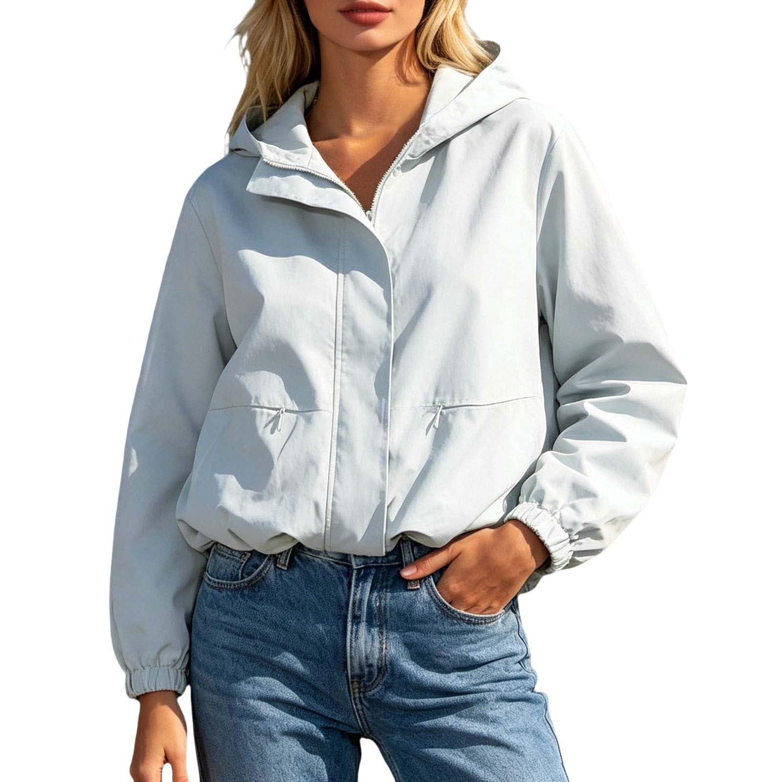 Chaqueta de ciclismo para mujer impermeable, softshell ligero con capucha funcional 7
