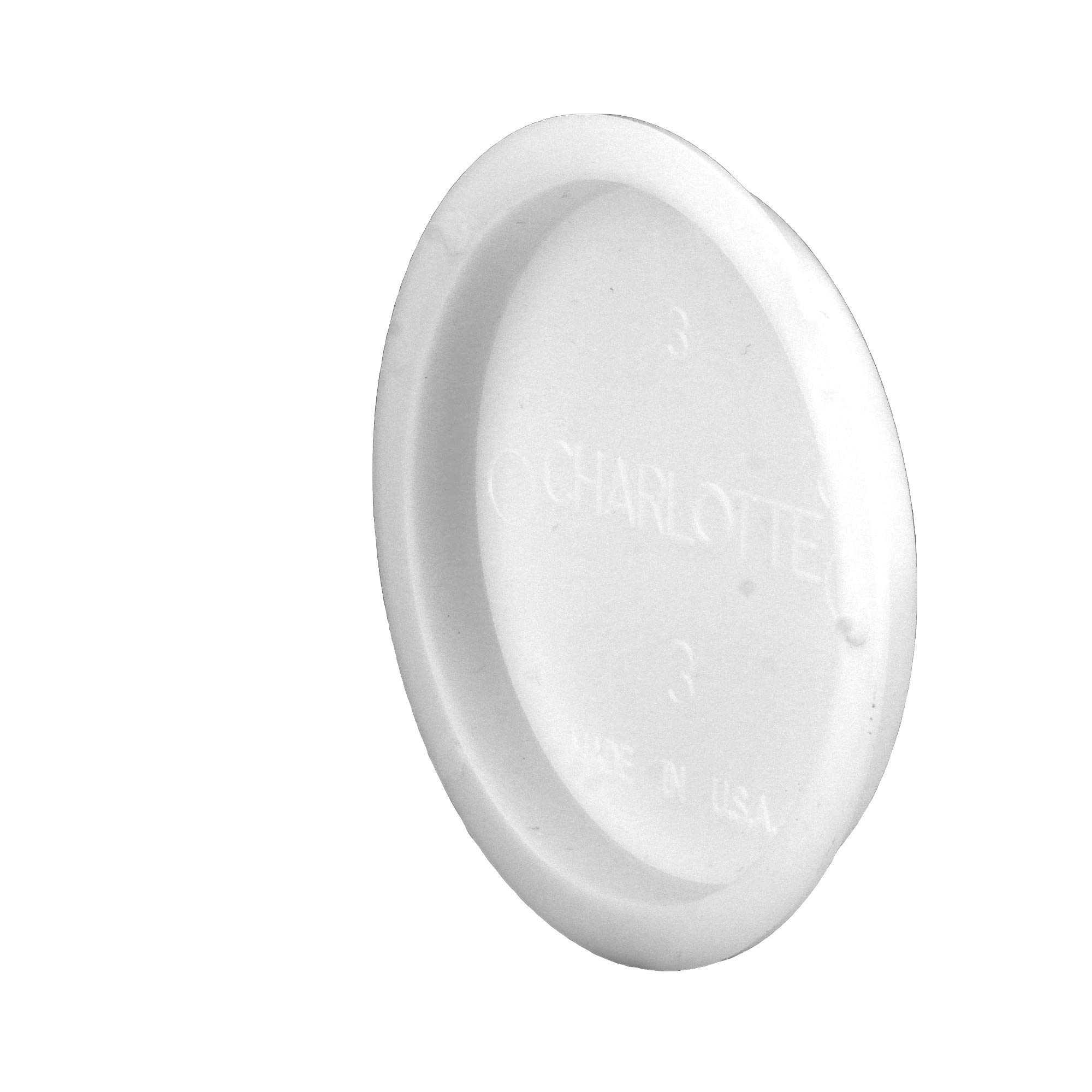 CHARLOTTE PIPE 3 TEST CAP DWV (DRAIN, WASTE AND VENT) (1 Unit Piece)