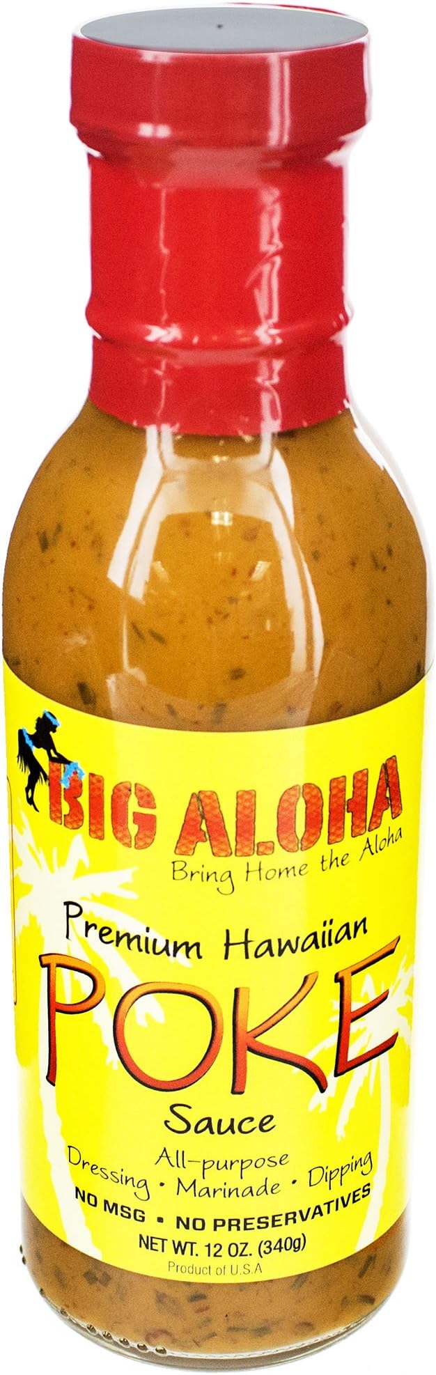 Big Aloha Premium Hawaiian Poke Sauce, 12 oz