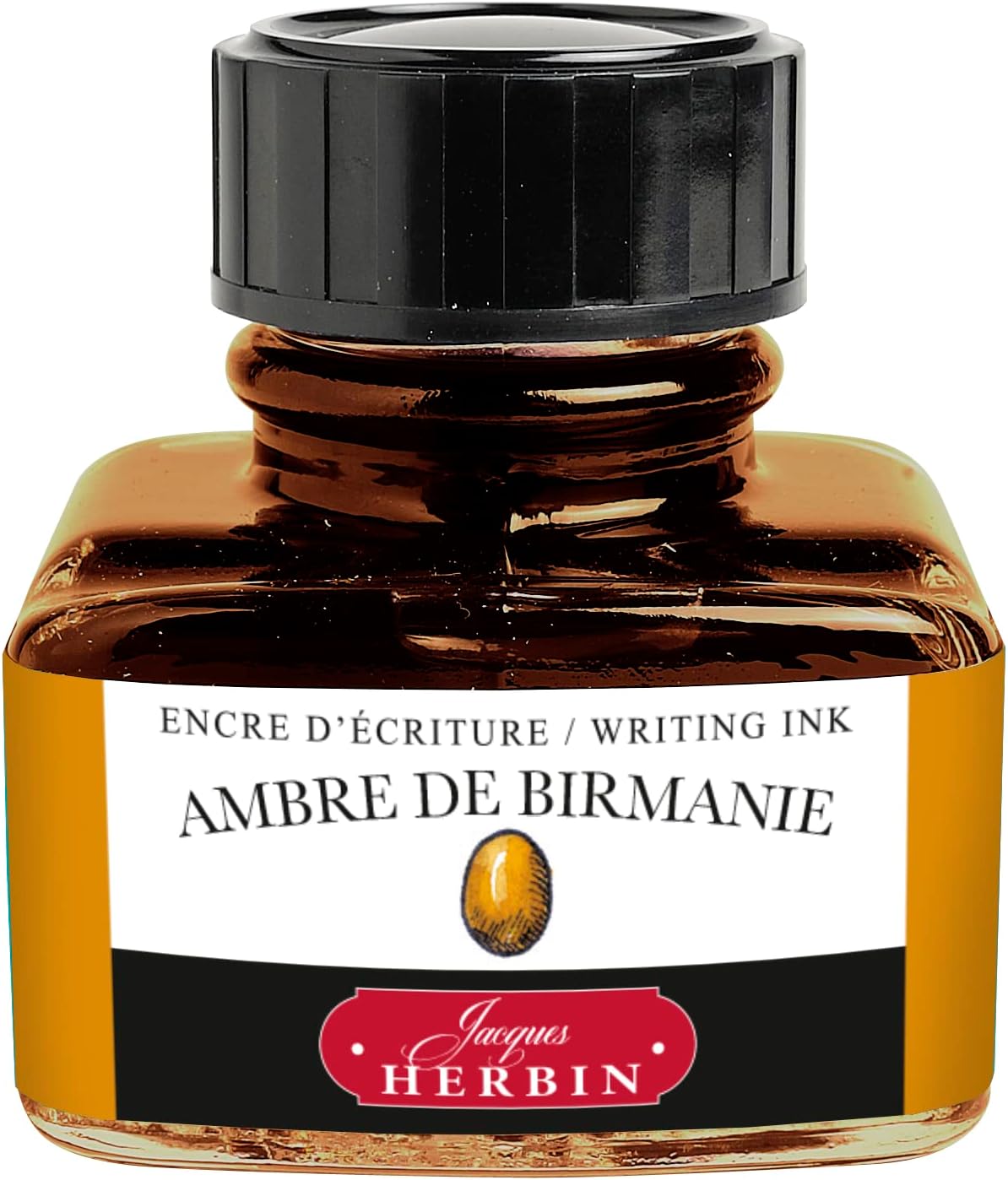 Herbin Fountain Pen Ink - 30ml Bottled - Ambre de Birmanie