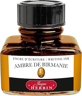 エルバン トラディショナル インク 30ml ビルマの琥珀 HERBIN hb13041 染料 インク 万年筆 つけペン ガラスペン