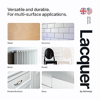 Clear Satin Lacquer 1L | Multi-Surface Sealer to Varnish Wood & Furniture, Interior & Exterior | Waterproof, Weatherproof, Fast-Drying Clear Varnish | Protective Durable Satin Finish Top Coat