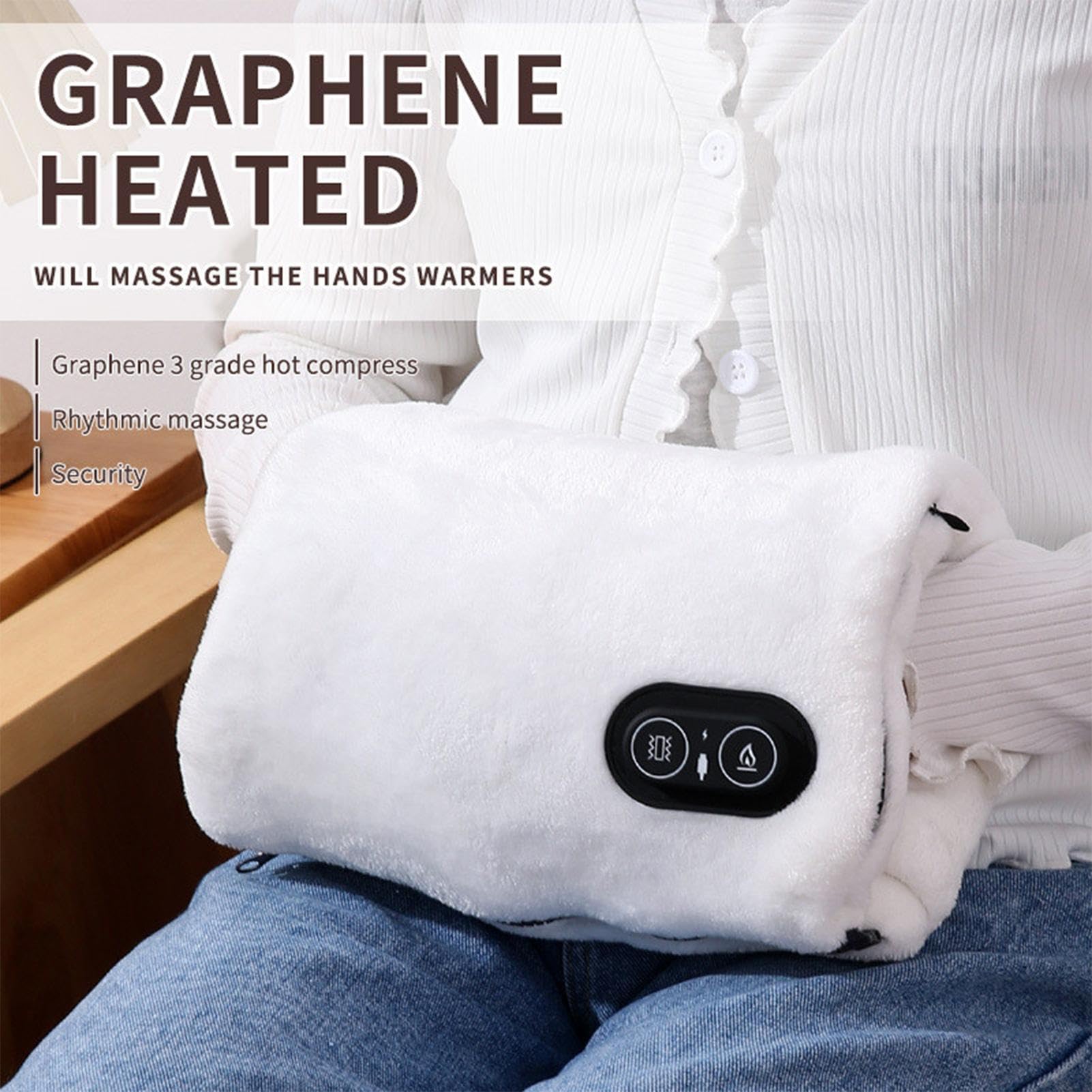 Chauffe-Mains Électroniques Appareil de Chauffage Rapide 3 Modes 220W