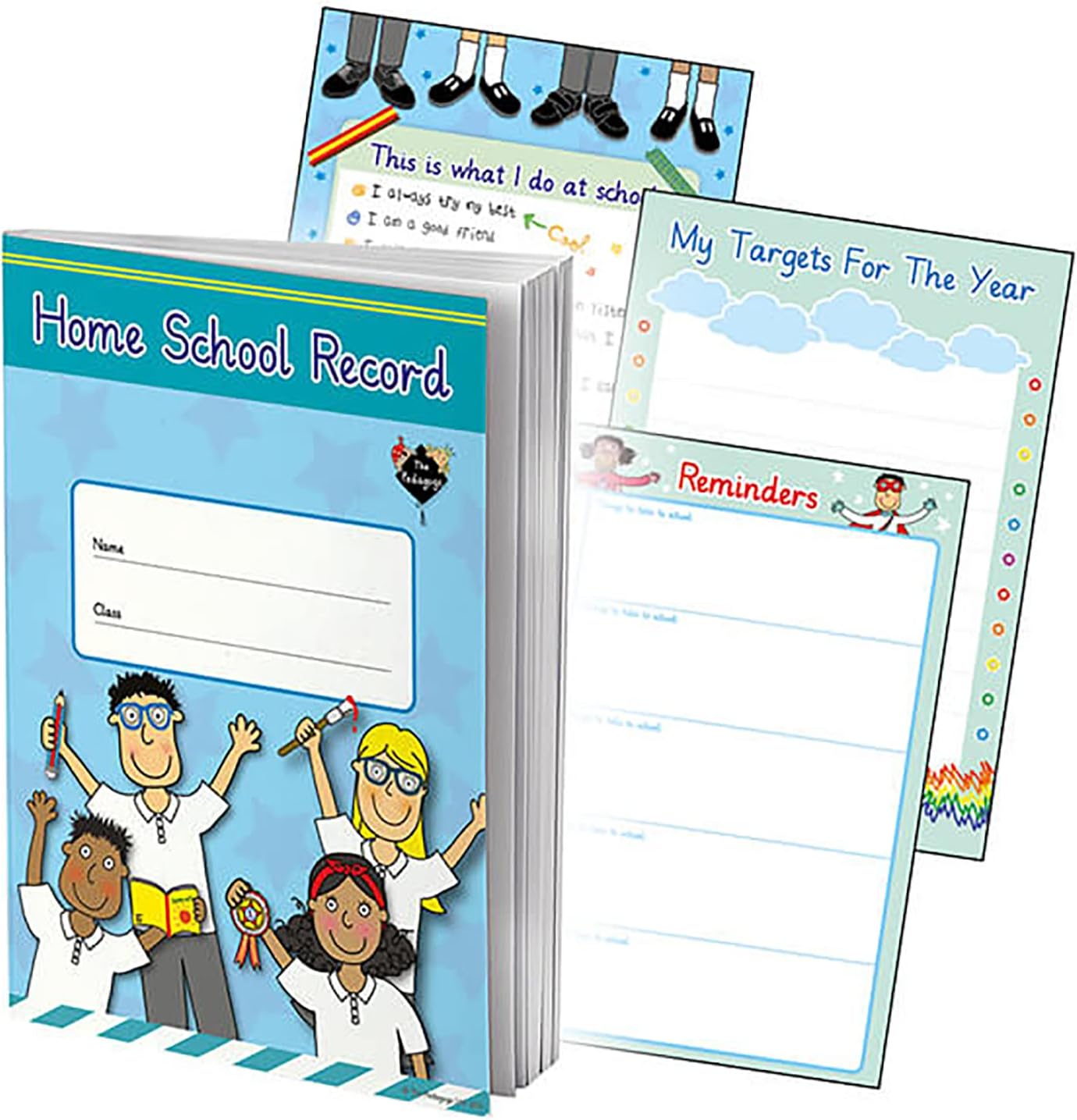 1 Pedagogs Home School Record Book Childrens Pupils School Diary Log