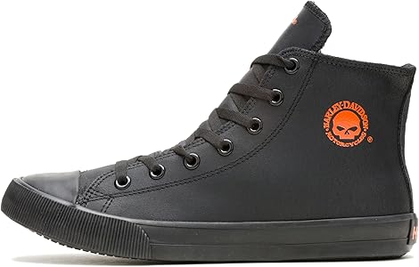 ハーレーダビットソン Baxter/バクスター スニーカー ブラック/オレンジ