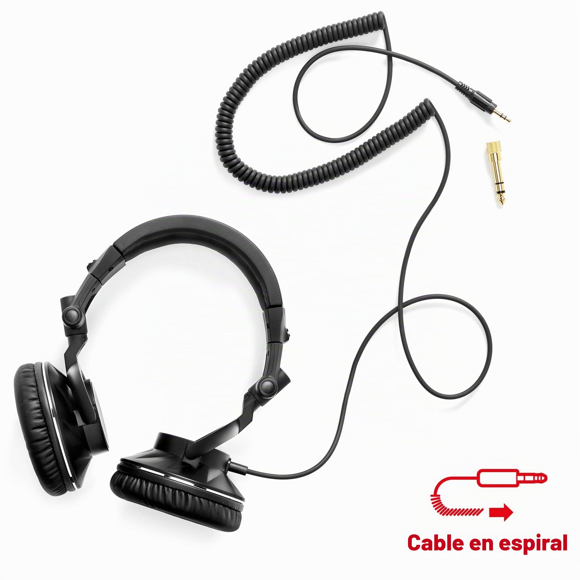 Hercules HDP DJ60 - Auriculares de DJ de calidad profesional