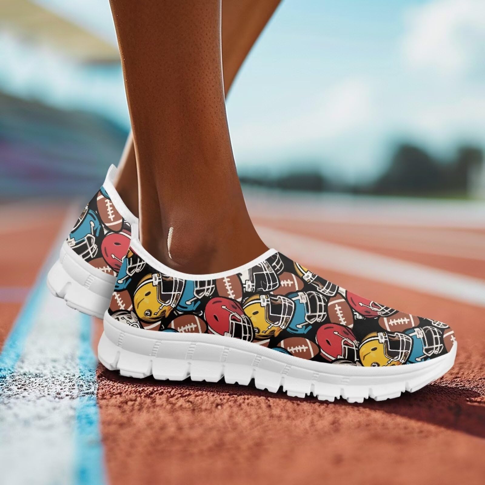 Męskie buty trekkingowe z podparciem łuku stopy, lekkie mokasyny do joggingu, biegania, biała podeszwa