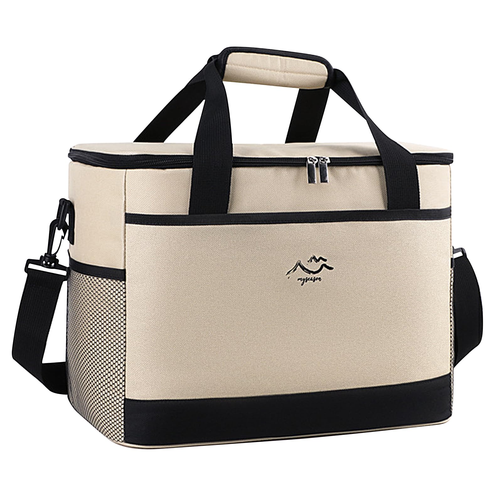 Kühltasche 26L Groß Faltbar XL Wasserdicht Tragbar Isolierte Picknicktasche Für Strand Camping Auto Picknick Einkauf Reise Thermotasche Leicht Isoliert Kühlbox Familienausflug