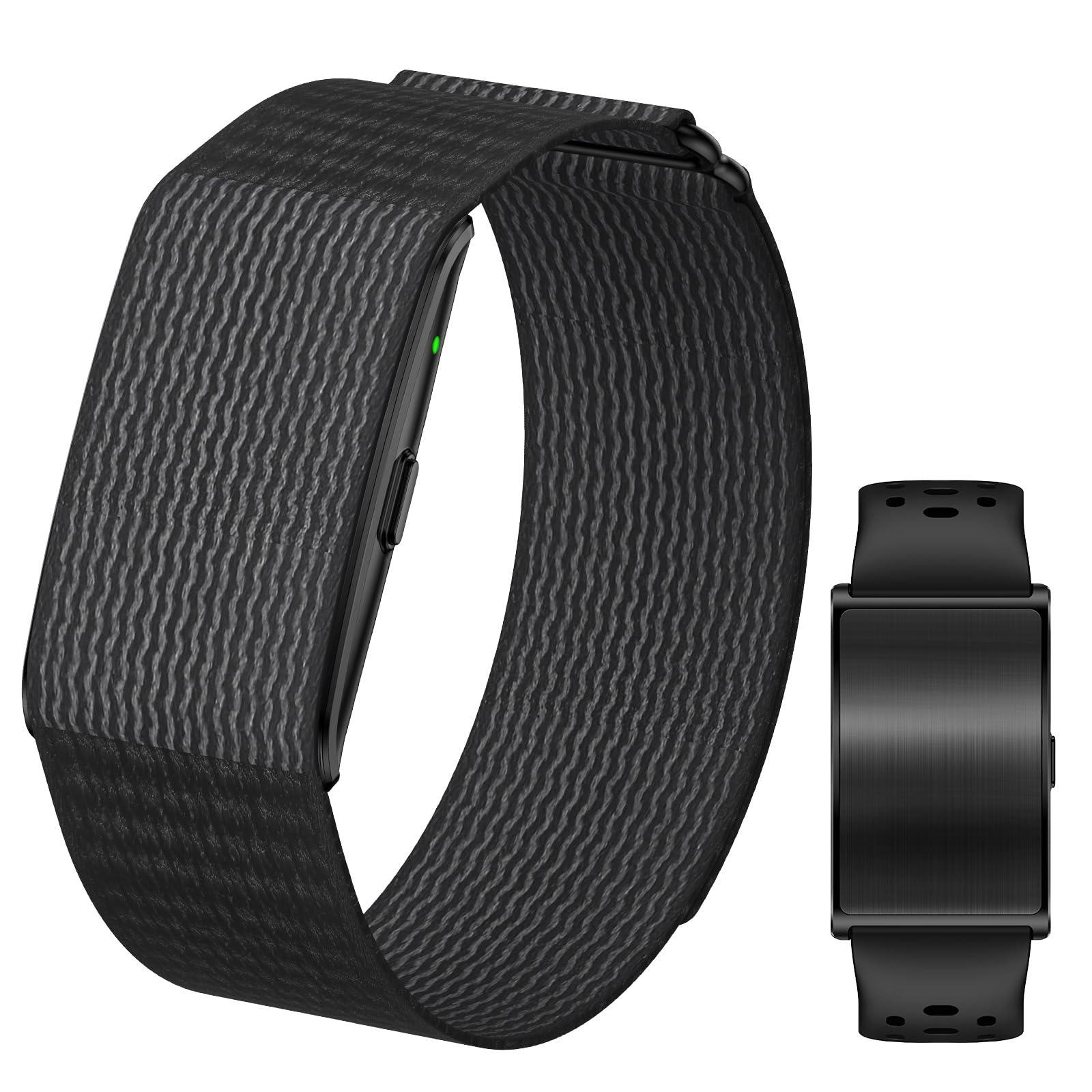 Tracker d'activité intelligent sans écran pour homme et femme | Suivi d'activité et de sommeil 24h/24, 7j/7 avec fréquence cardiaque avec analyse d'IA, autonomie de la batterie de 60 jours