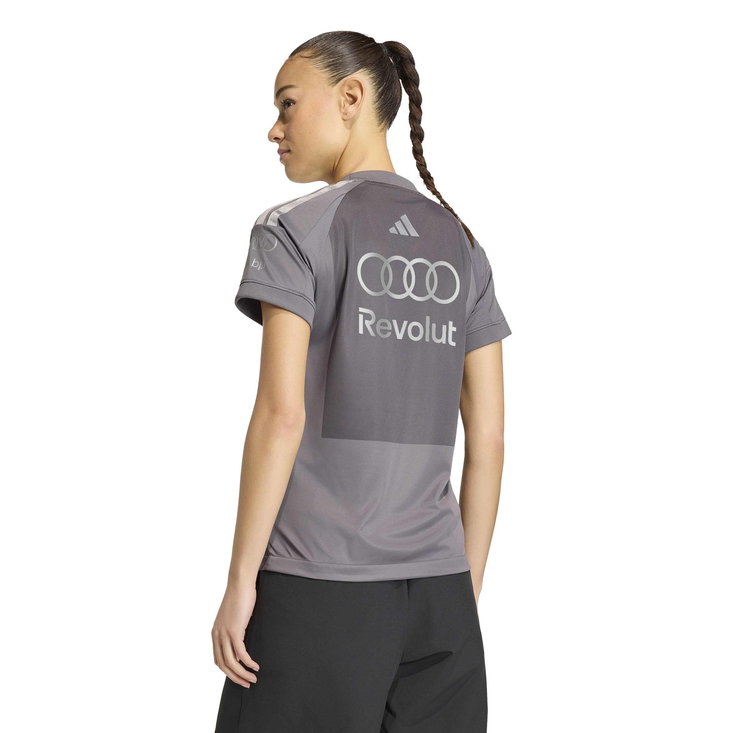 adidas Women's Camiseta Audi REVOLUT F1 Team Manga Corta Driver RÉPLICA
