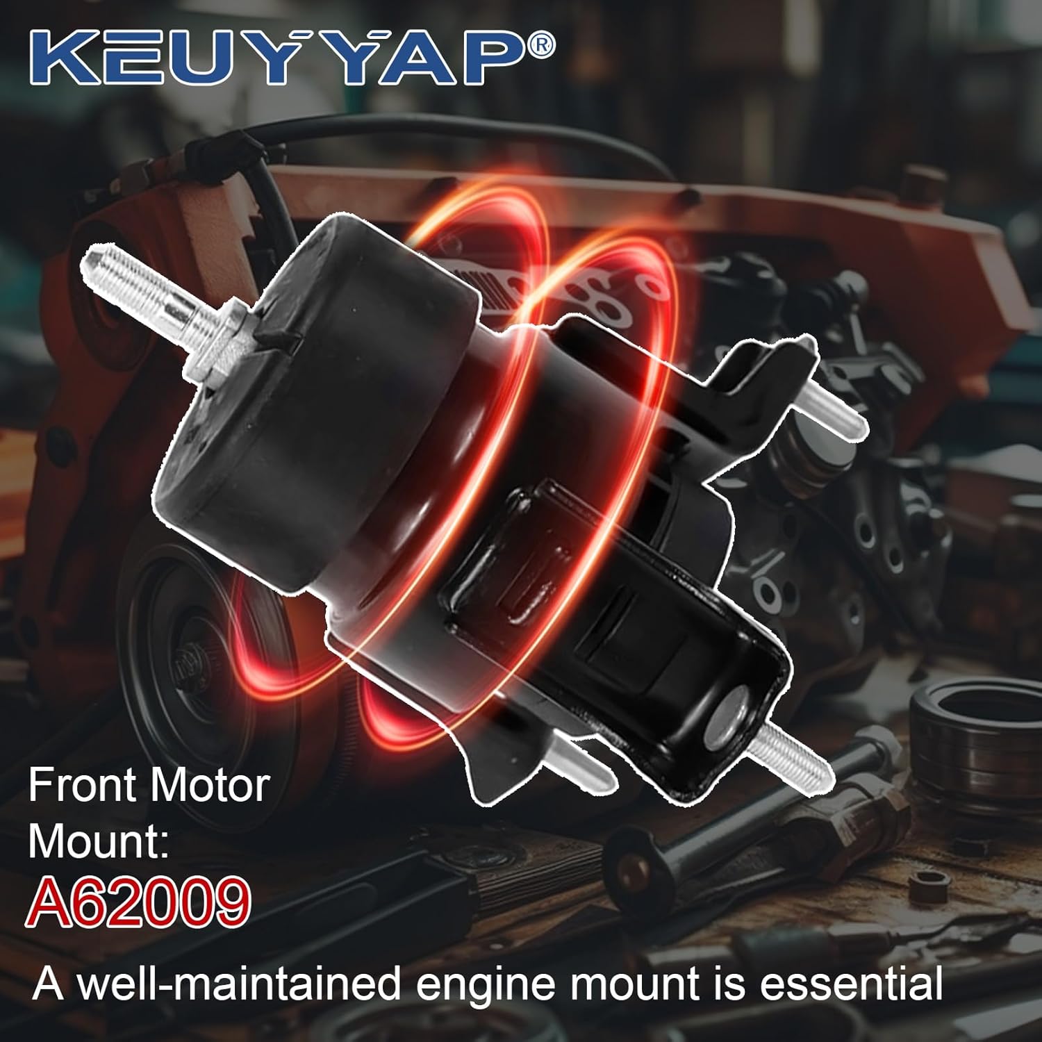 4PCS Engine Motor Mount Compatible with Toyota Camry 2.5L 2010 2011 Transmission Mount Set, Replace A62009 A4288 A62062 A4295