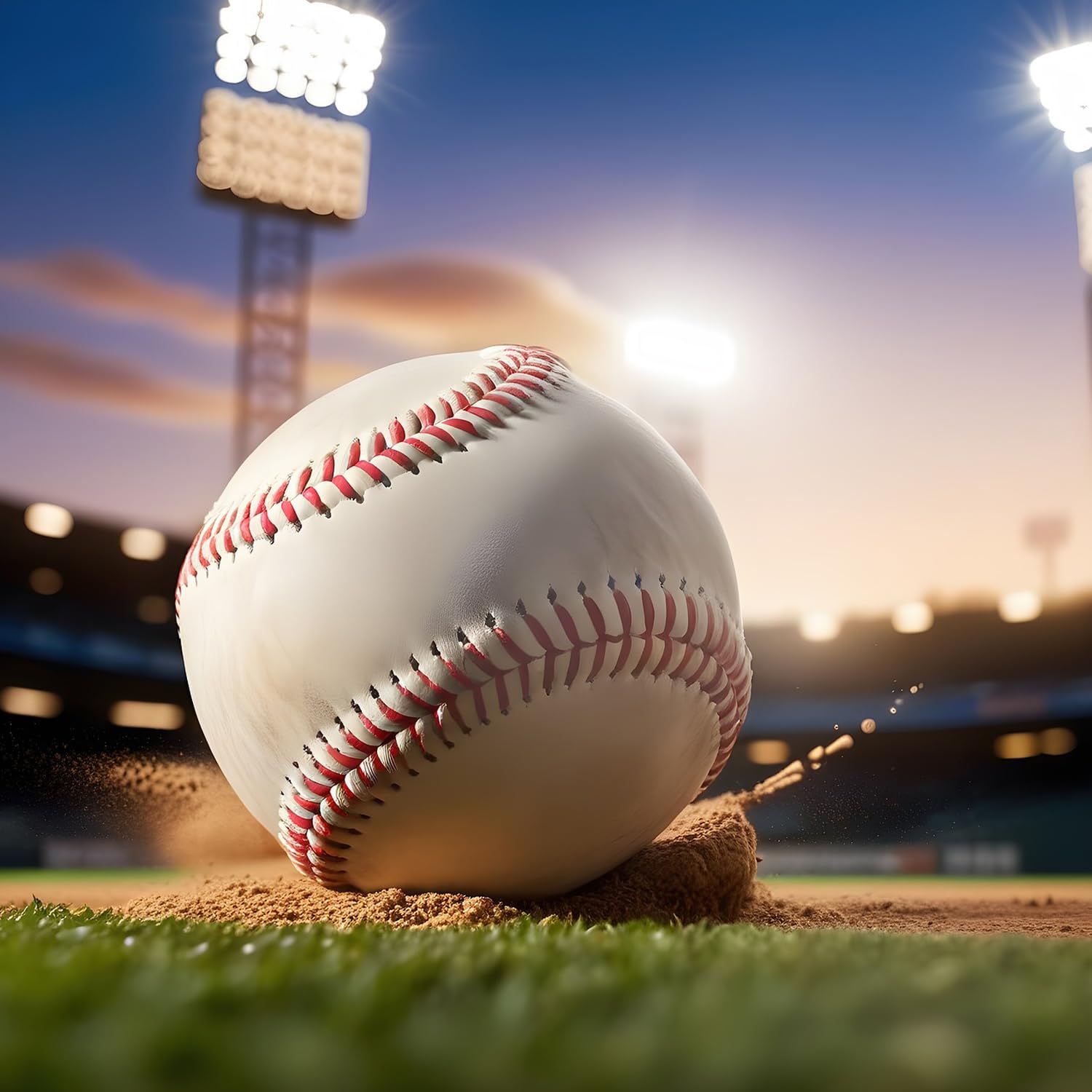 Pelota de béisbol, tamaño oficial, cuero compuesto de alto rendimiento de 9 pulgadas, ideal para práctica de uso recreativo de jóvenes y adultos