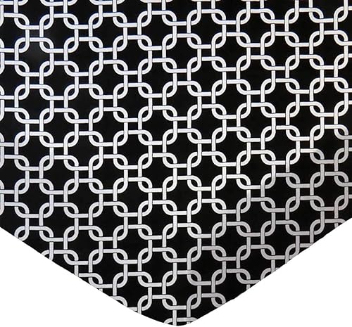 Miniatura 4 de SheetWorld - Sábana bajera ajustable para bebé para patio de juegos Joovy de 38 x 38 pulgadas, sábana tejida 100% algodón, unisex para niño y niña,