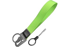 Wristlet Strap Neon Keychain for Men and Women, Lanyard Key Chain Holder