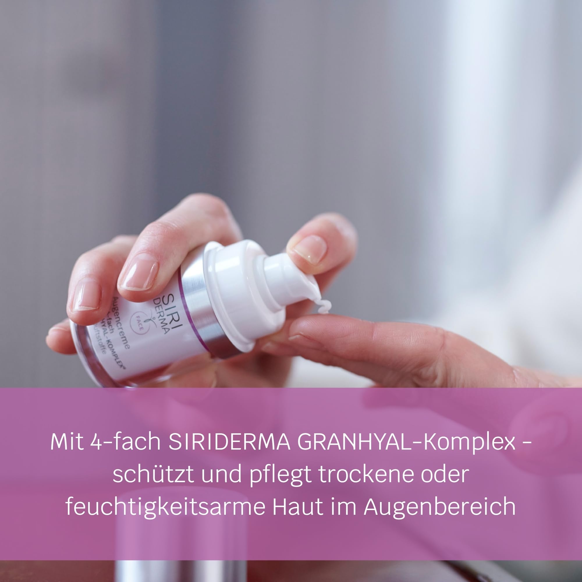 siriderma basische Ojo fältchen Crema 15 ml para muy seca piel sensible