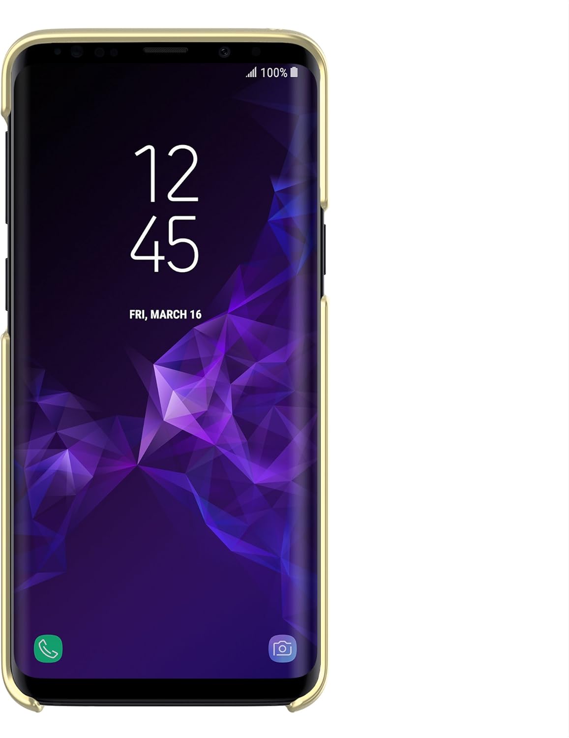 kate spade new york Wrap Case for Samsung Galaxy S9 - Black Saffiano Black / Gold Logo Plate