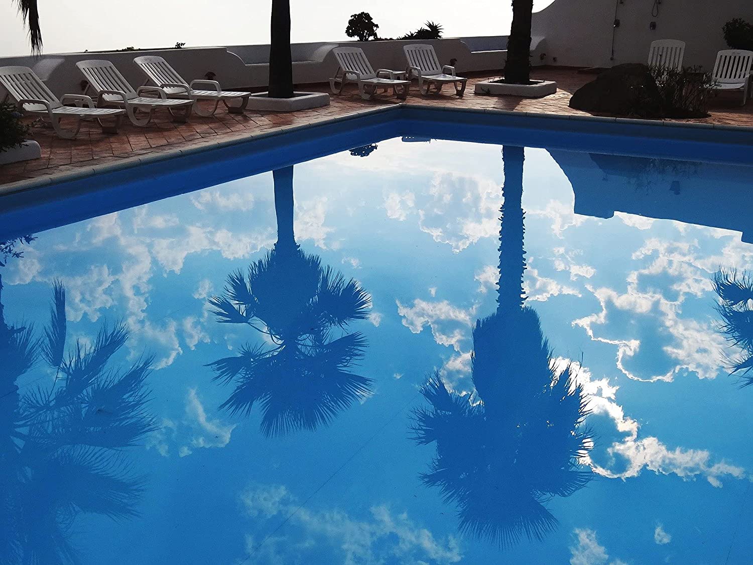 PECTRO Vernice per Piscine 4L in Cemento ad Acqua - Resistente ai Prodotti per la Pulizia (Bianco)