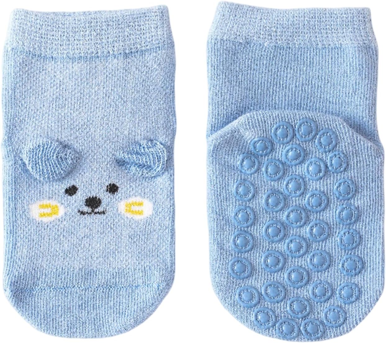 Toddler Socks, Baby Ankle Socks Breathable High Elastic Toddler Sock Spring Cotton Sock with Anti Skid Soles