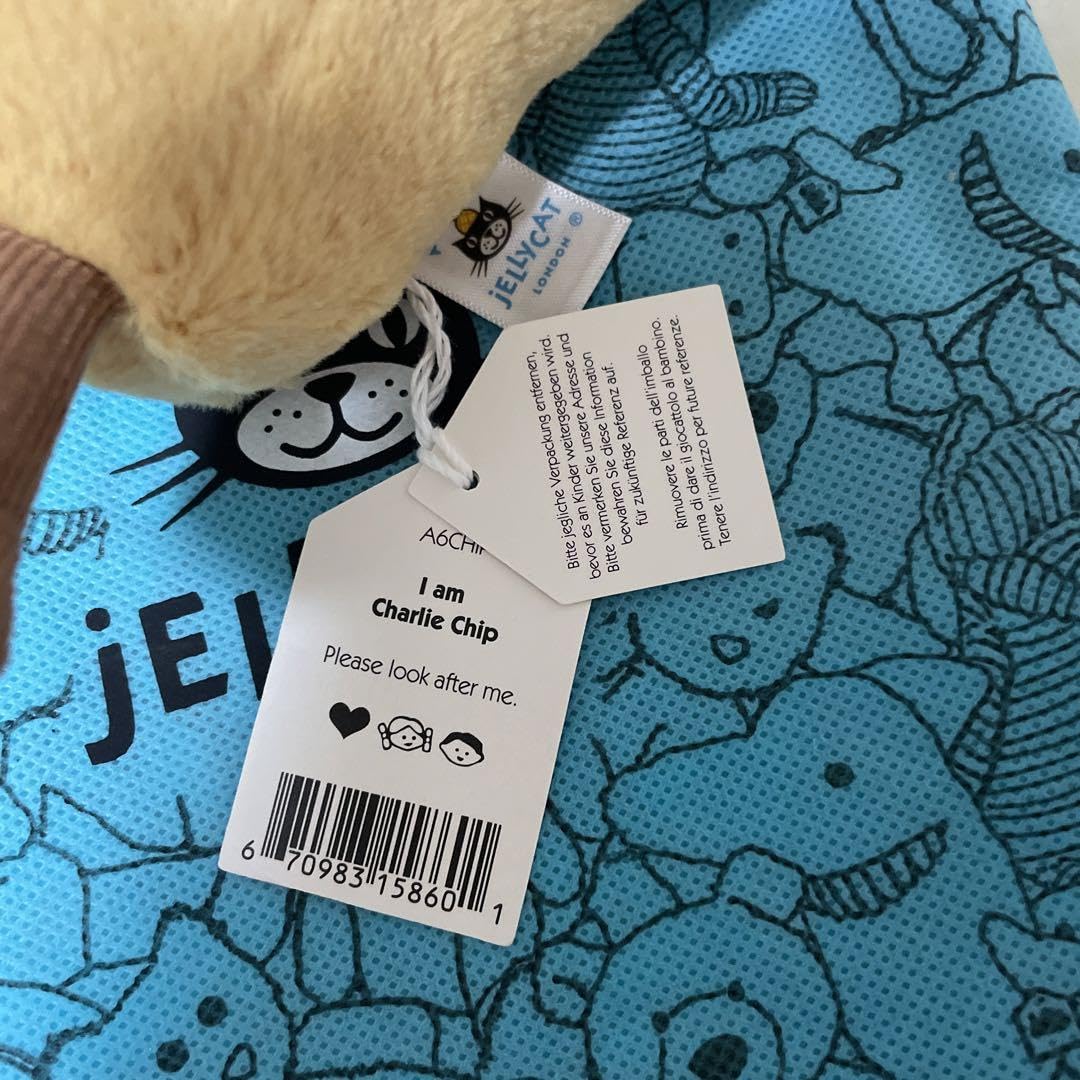  新品未使用London限定I am Charlie Chip Amazon.co.jp: Jellycat 未使用London限定I am Charlie Chip
