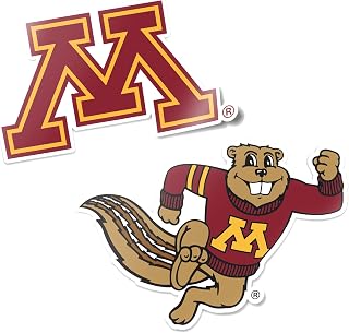 Desert Cactus University of Minnesota Golden Gophers Sticker Vinyl Decal Laptop Water Bottle Car Scrapbook (4 Inch Set V1)