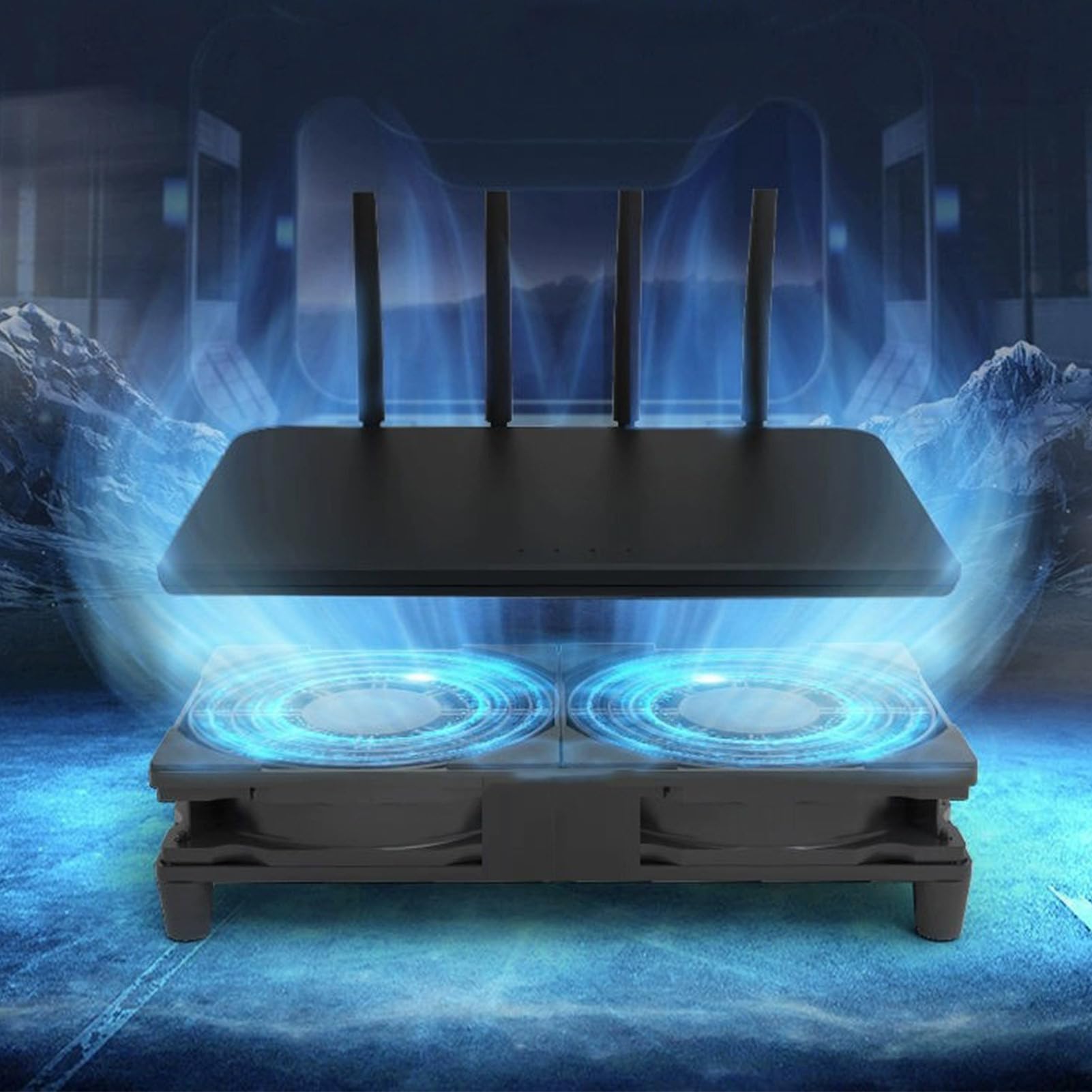 Ventilador De Enfriamiento USB - Ventilador De Enfriamiento De La De Enrutador, Ventiladores De Gabinete De Alto Flujo De Aire | Fuerte Blower USB Powered Fans For Laptop TV Box Router Cooling's