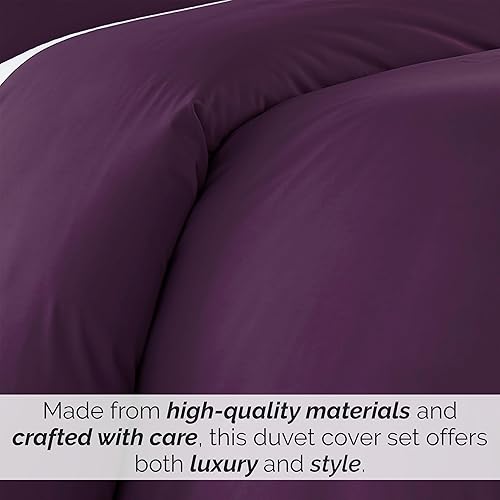 Miniatura 69 de Southshore Fine Living, Inc. Premium Collection - Juego de funda de edredón tamaño King extragrande, funda de edredón suave con cremallera, 3 Azul