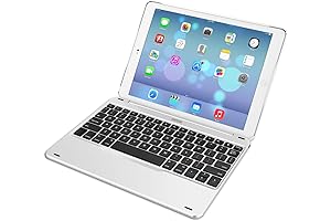 Arteck Bluetooth Keyboard | Ultra-Thin QWERTY Keyboard with Case for iPad 6th Generation