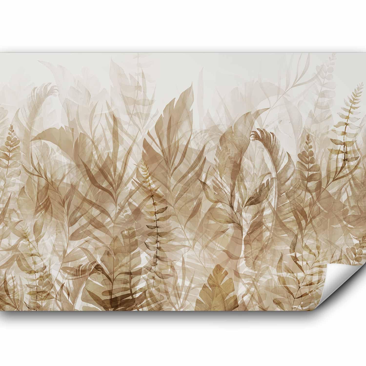 murando - Fototapete Vlies Blätter, 450x315 cm, Schlafzimmer, Wohnzimmer | Full HD Druck, 3D-Effekt, lichtbeständige Farben, ideal fürs Wohn- oder Schlafzimmer, schnelle Montage, lichtbeständig, edel
