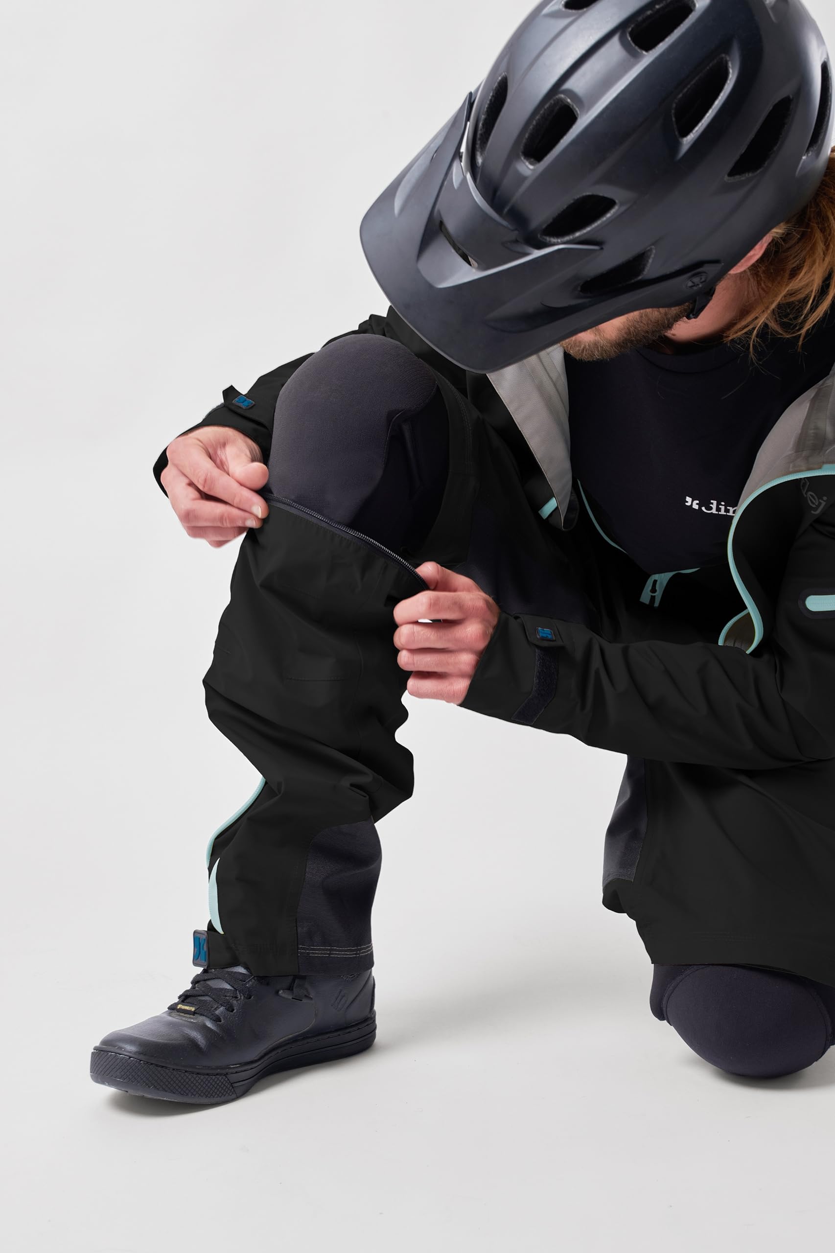 dirtsuit core edition blacklabel Matschoverall für Mountainbiker Herren, zip-off-Hose Größe (XXL)